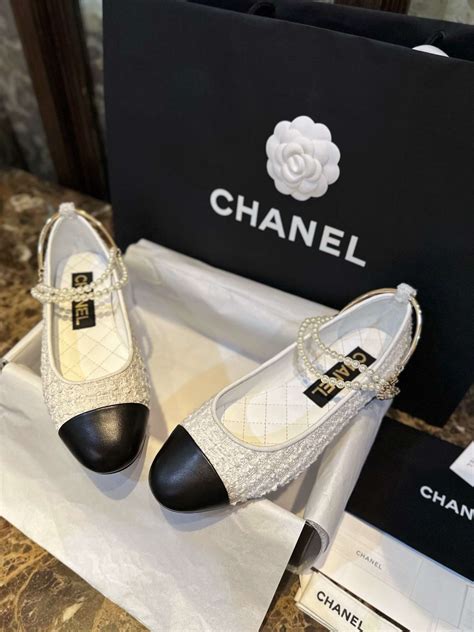 chanel ballerina with chain|chanel ballet shoes.